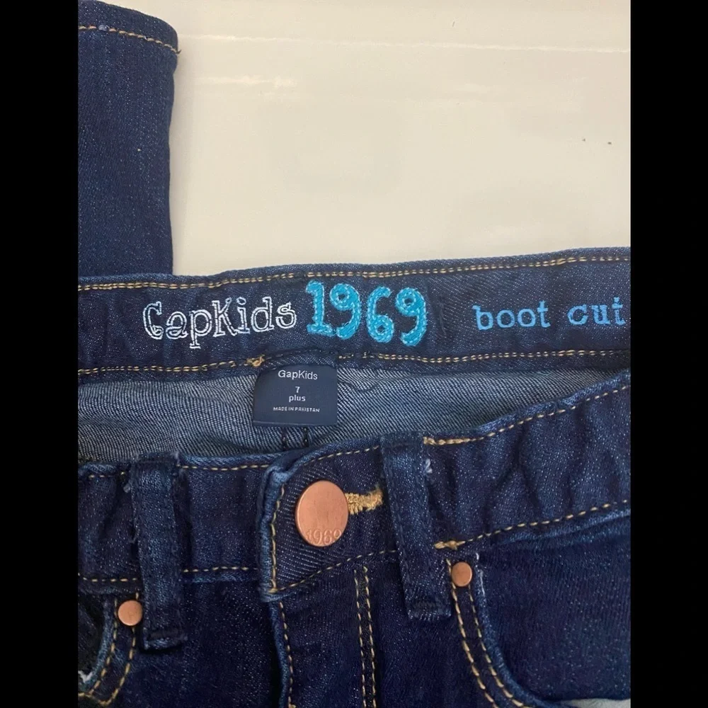 Gap Kids 1969 Boot Cut Jeans size 7 Plus EUC - Picture 5 of 6
